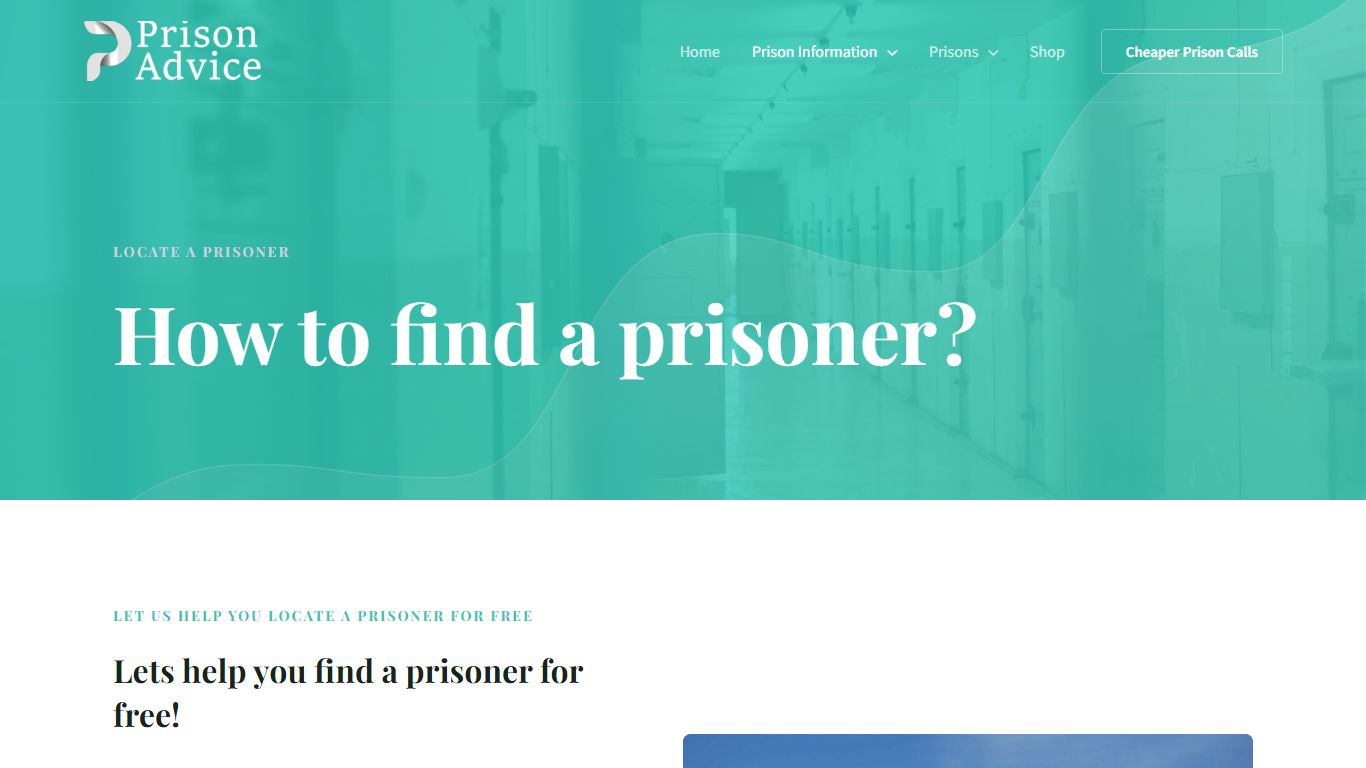 Find a Prisoner, FREE Locate a Prisoner - Prison Advice